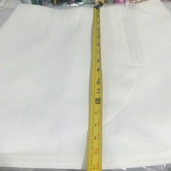 ALICE & OLIVIA CLASSICS CREAM TULIP HEM CROSSOVER MINI SKIRT SIZE 8 - Picture 13 of 13